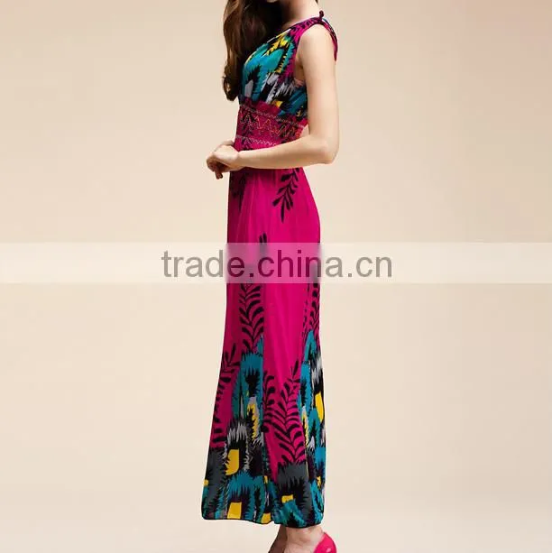 Rose Color Lady Dress