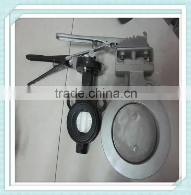 Pneumatic flange butterfly valve