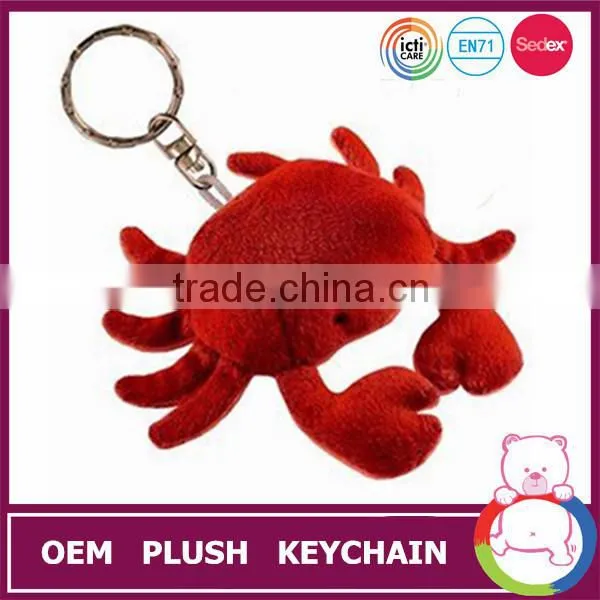 Soft stuffed amini bear custom plush keychain