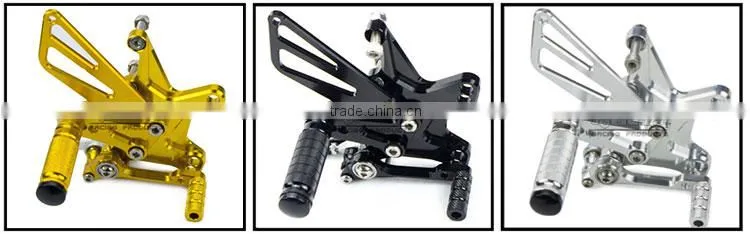 ARS-10R/11 Wholesale Billet Aluminum Motorcycle Rearset Replacement Parts for Kawasaki ZX10R 2011