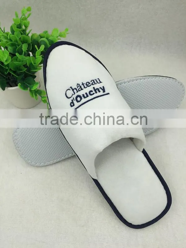 2015 new design Japanese style close toe velour indoor slipper