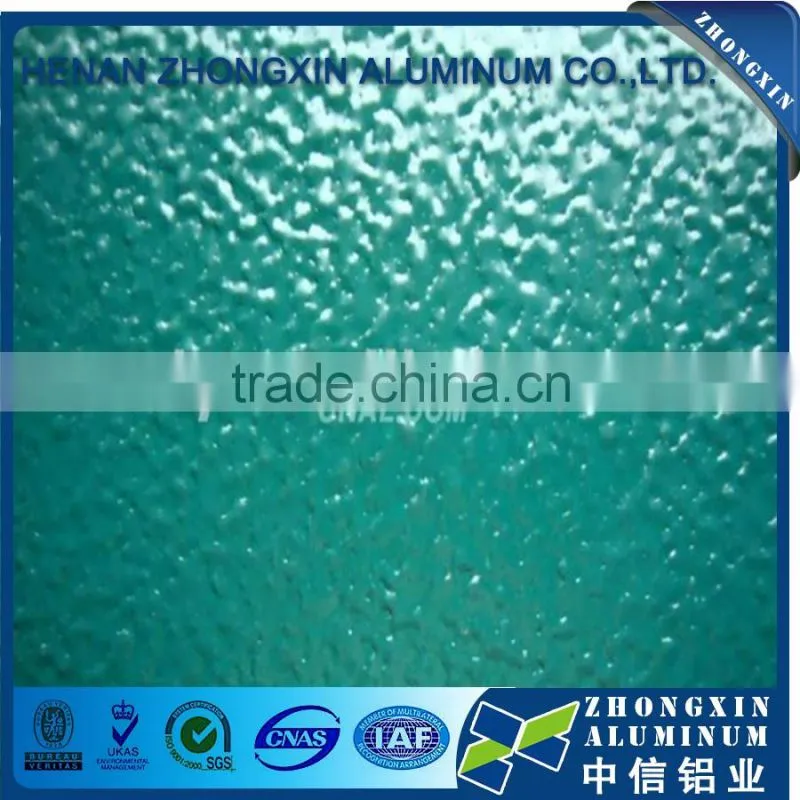 PE/PVDF coated embossed aluminum coil for signboard