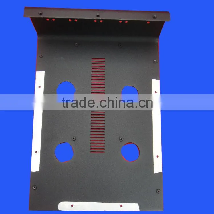 Manufacturer powder coating black electronic box cover