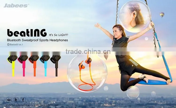 Bluetooth 4.1 Stereo Bluetooth Music Smart Wireless Earphones Headset with Mic for Cellphone