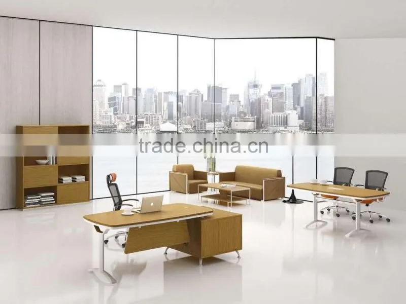 (MFC)DT-24-18 melamine modern executive office desk