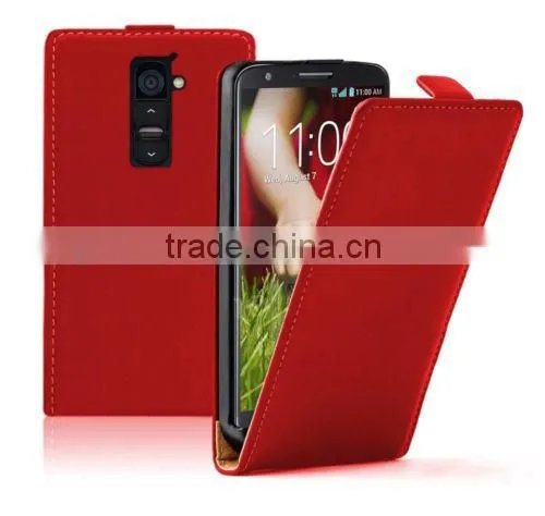 PU Leather flip mobile phone case cover for LG G2 D800 D802