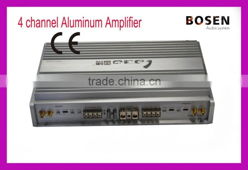 4 channel extreme power amplifier in aluminum alloy professional