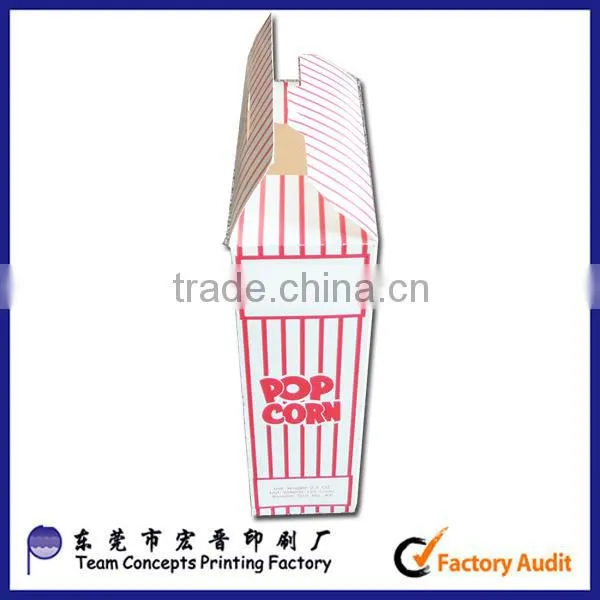 hotsale customize corrugated paper take away box wholesale
