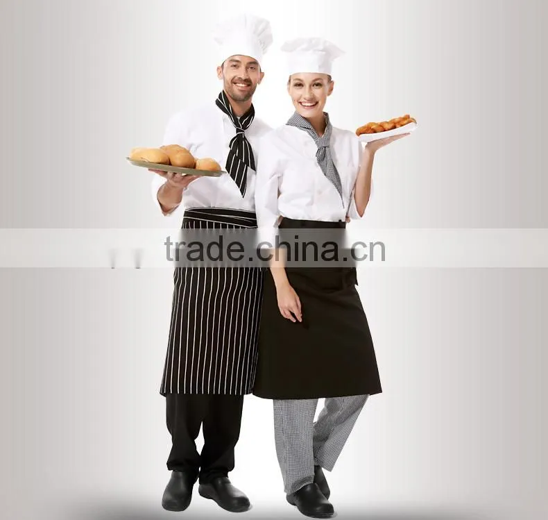 Free sample cotton kitchen apron for kitchen
