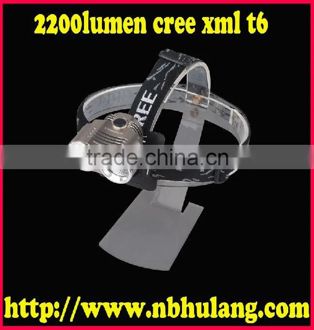 High power led headlamp aluminum LED headlight rechargeable headlamp