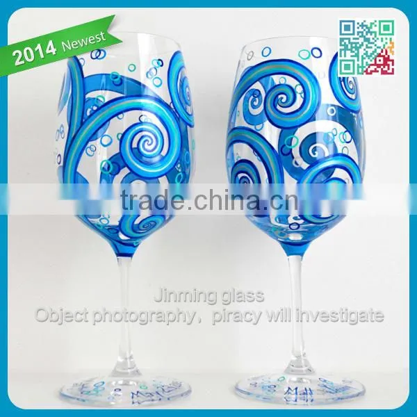 Painted Wine Glasses Ocean Waves Toasting Glasses Personalized Beach Wedding Wine Glasses wine glass hand painted