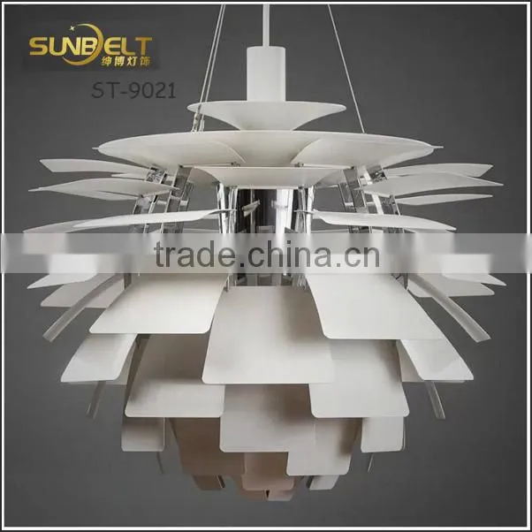 ST-9021 Sunbelt modern Artichoke lamp, Aluminium Pinecone lamp, PH Artichoke Lamp, best modern lamp supplier in Zhongshan.