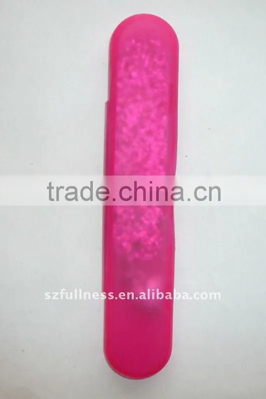 Bling nail file in a plastic case