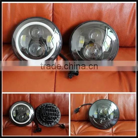 5-3/4" MOTORCYCLE LED Chrome 5.75 PROJECTOR LIKE DAYMAKER HEADLAMP for Harley Davidson