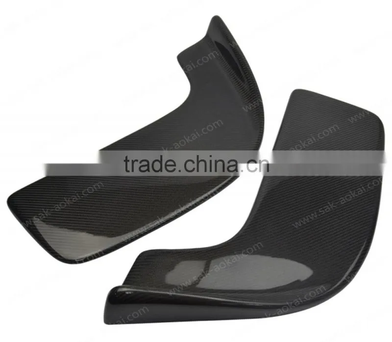 HOT!! Carbon Fiber Car Front Bumper Lip Spoiler Front Splitter(pair), Front Lip Spoiler