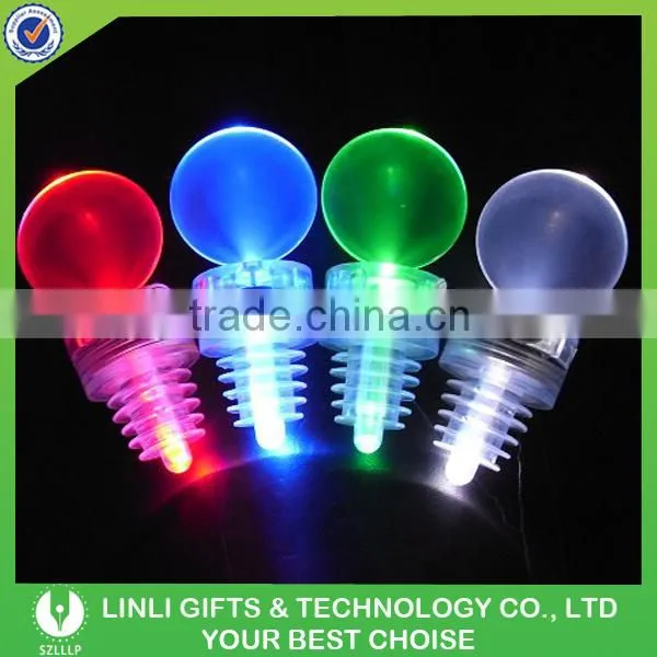 Led Cheerful Bottle Stopper With Logo Made In Shenzhen