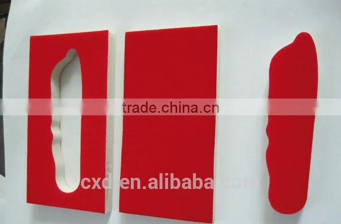 Wholesale durable eva foam custom foam insert velvet foam