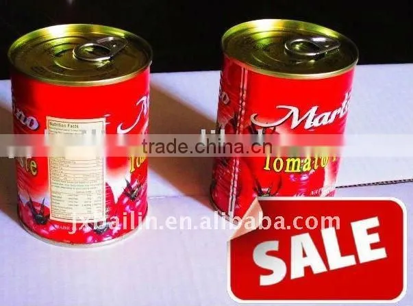 425g canned tomato puree with brix 28%~30%