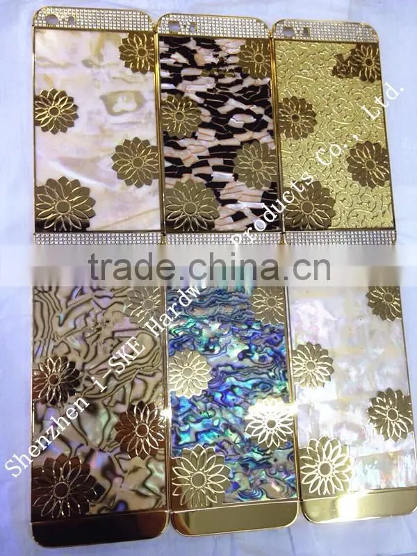 New product from China manufacturer for iPhone 5se gold plating housing