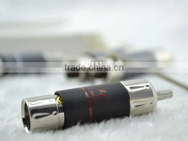 Hi-End RHO02R Copper Rhodium Plated Hi-End Audio RCA CABLE Plug