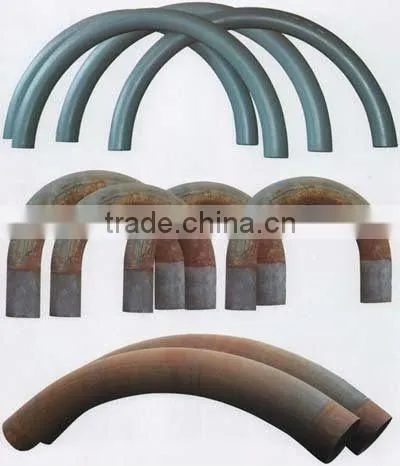 ASME A234WPB butt welded seamless carbon steel pipe fitting bend