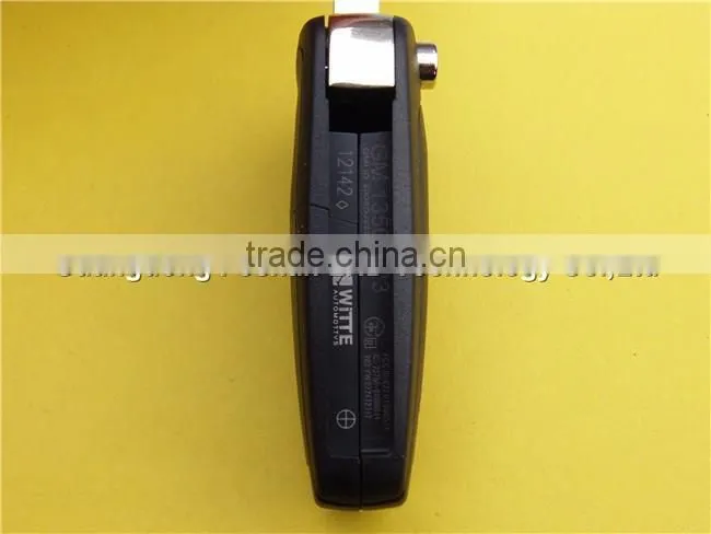 3 buttons chevy GM remote flip key blank shell for Chevrolet Cruze plip key case