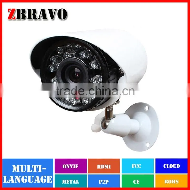 Home Security Camera kit 1200TVL Bullet Waterproof 4Channel 20Meters IR range 720P AHD M AHDM Video Recorder Camera Set