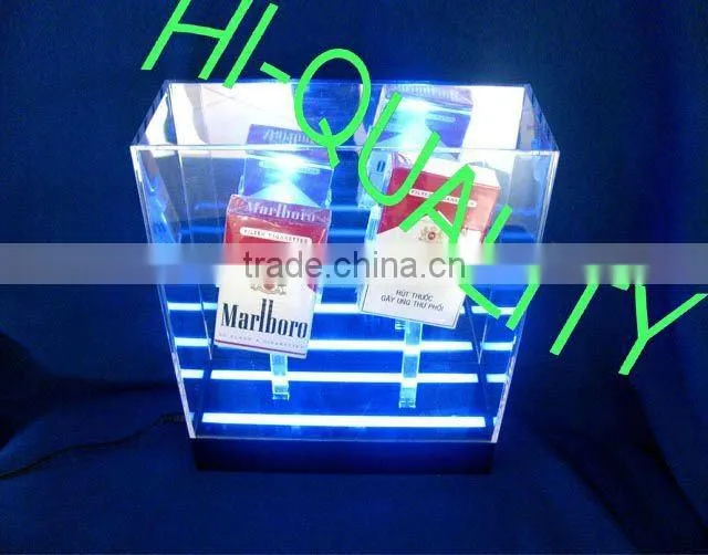 Fashion Acrylic Cigarette Pos stand / LED Acrylic stand