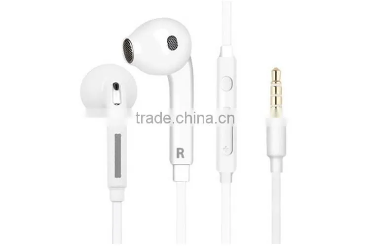 2016 more popular white in-ear EO-EG920LW mobile phone earphone for samsung s6 s7