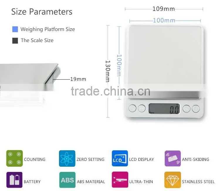 Professional Mini Electronic Digital Jewelry Scale