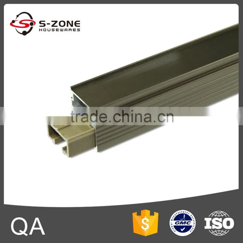 Building materials wall mounted bracket curtain track with carriers