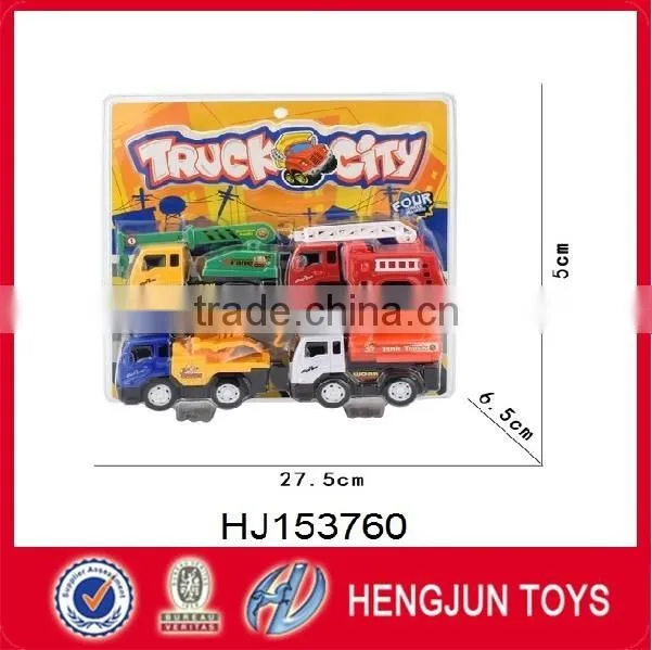 plastic friction toy truck for 6pcs/box