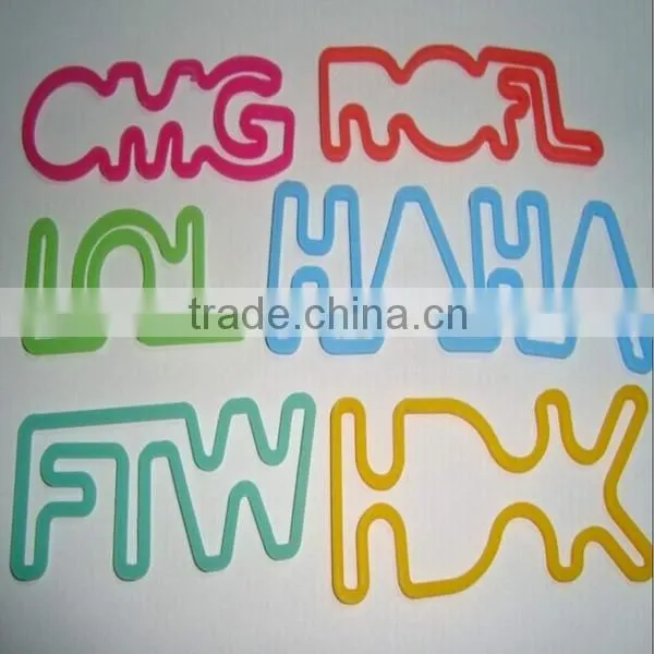 2014 hot selling silicone rubber bandz,promotional christmas gift for kids