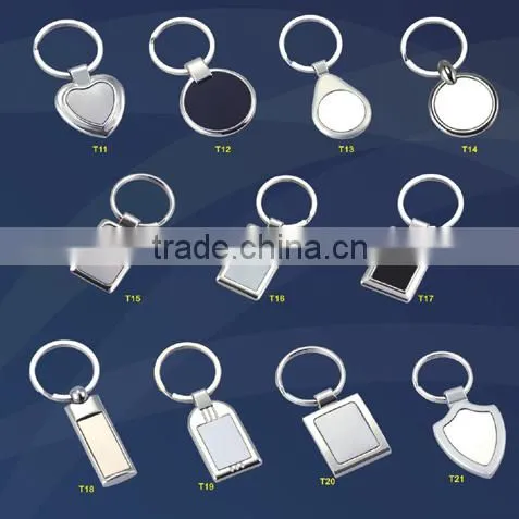 promotional metal zinc alloy led key chain custom light keyring metal flashlight keychain