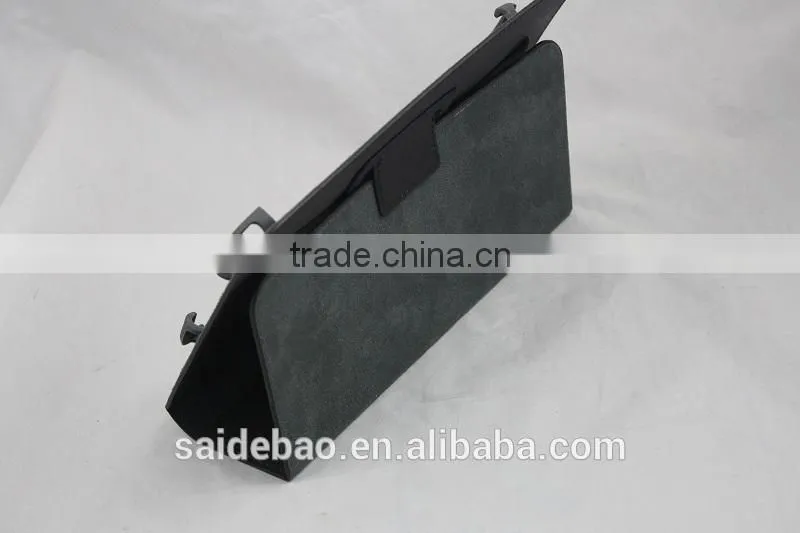 customised gery leather pad cover /PU leather pad case / mobile phone bags