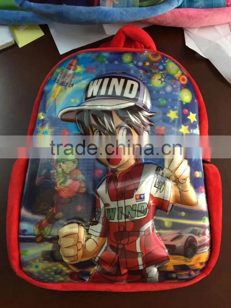 Hot selling new design plush backpack for promotion plush stuffed toy dog bag