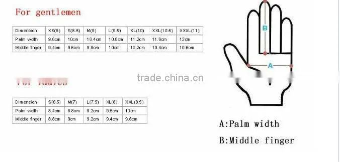 2013 new design feminine gloves fine leather