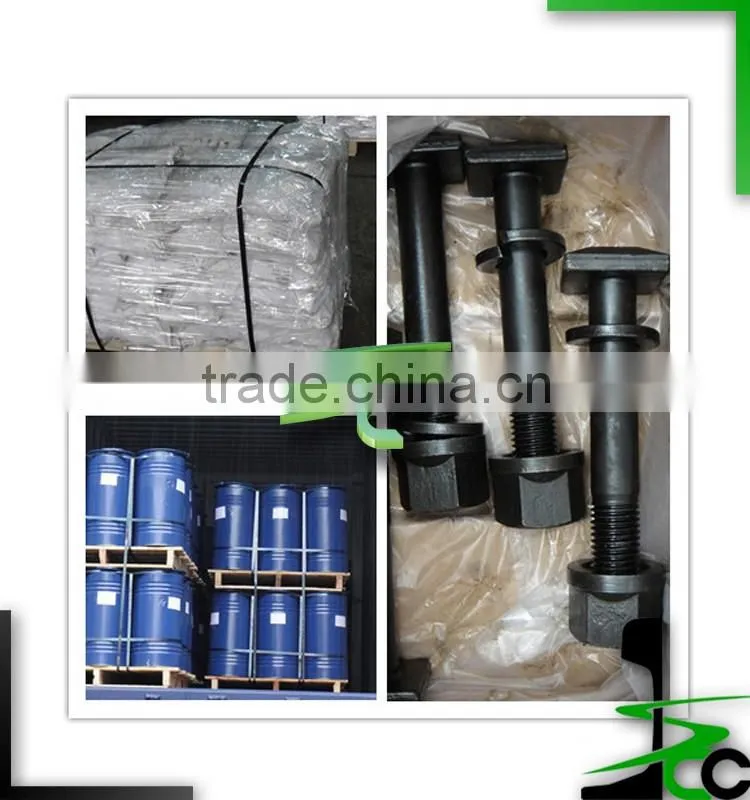 Railway fish bolt with nut&washer/square head fish bolt