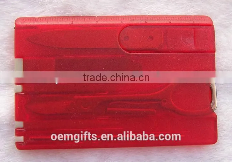 Hot Imprinted Credit card tool set with light