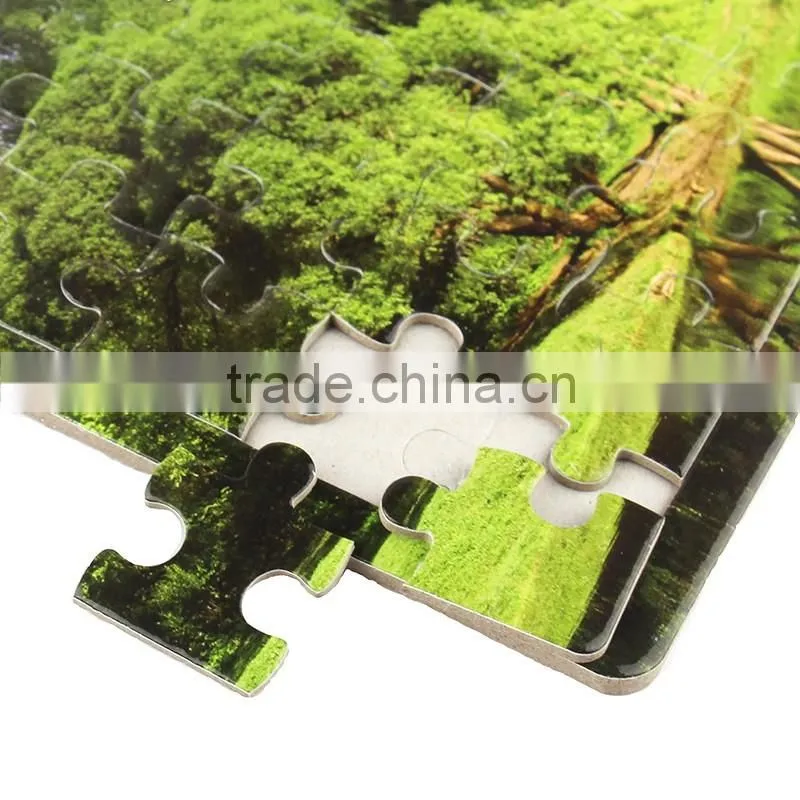 Factory direct selling printed 3d jigsaw puzzle paper puzzle for games