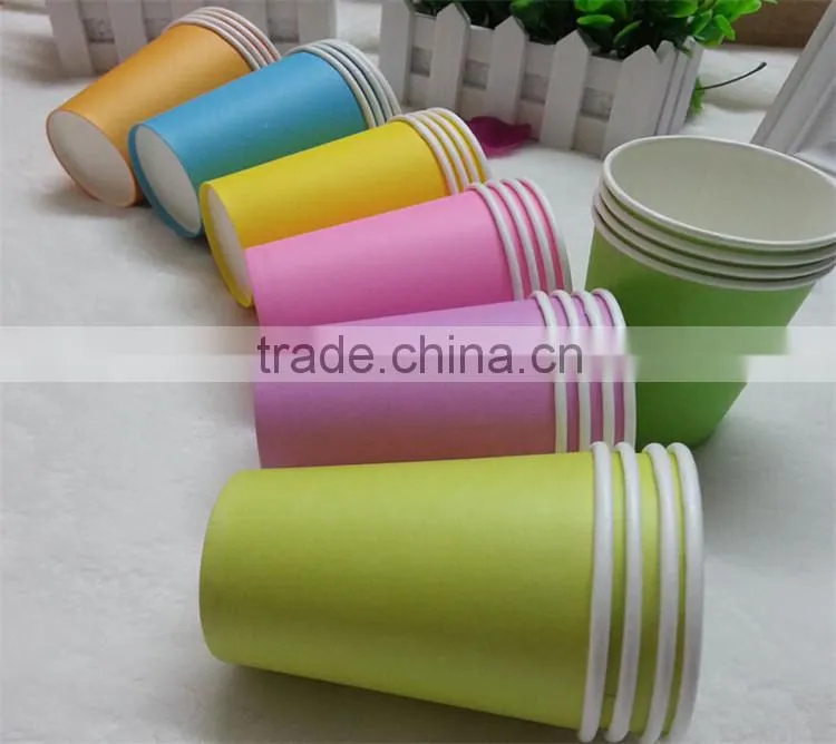 Good for party usage best quality factory direct supply colorful kraft paper cup,without printing is ok