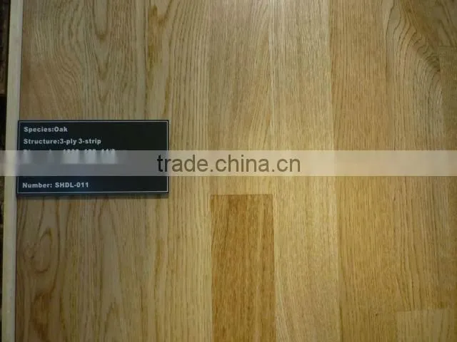 Three Layer & Multilayer Red & White Oak engineered wood flooring