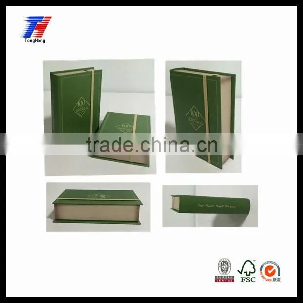 Book shaped paper OEM box, high quality box, packaging box