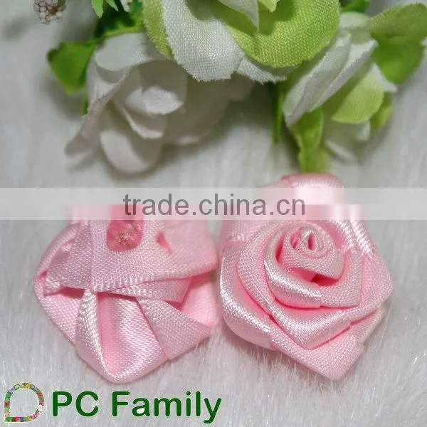 Clothing ornament adult bows and ribbons make ribbon rose