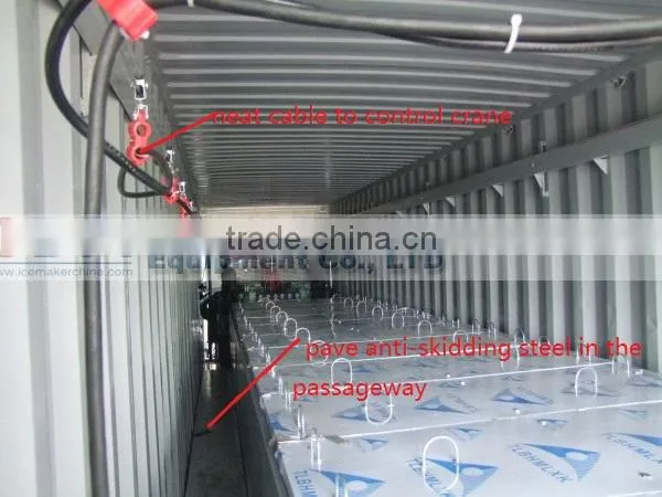 containerized small block ice machine with top quality