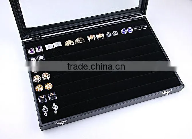 Custom cufflink storage box for 50-pair