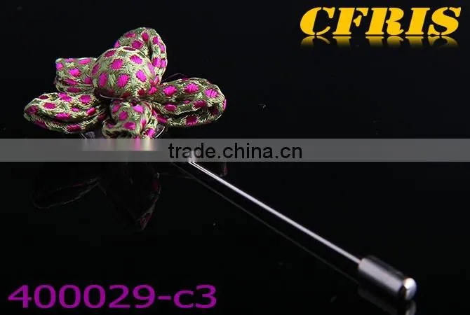 2016 New arriving spot flower,six color cloth lapel pin c1-d6