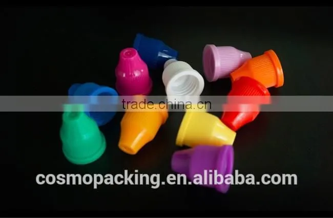 3ml PE plastic e-liquid bottle,e-cig dropper bottle with screw cap