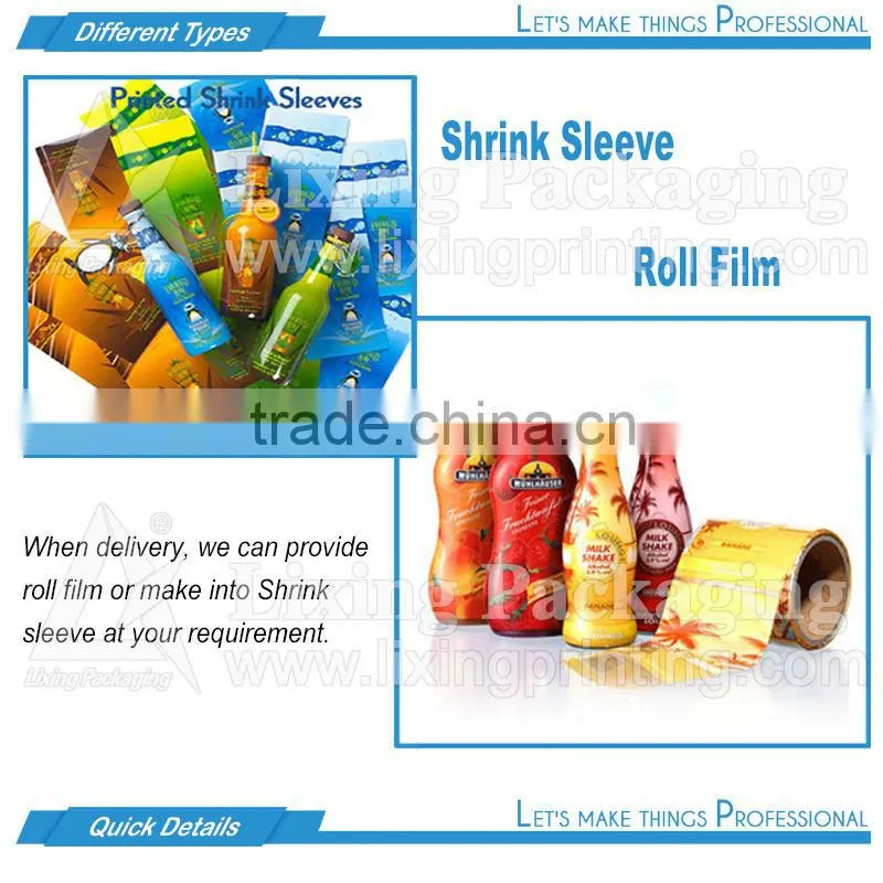 Bottle shrink label