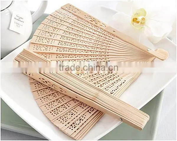 Beautiful Gift Wedding Fan/ Personalized Fan Wedding Decoration/ High Quality Sandalwood Fan Wedding Favors